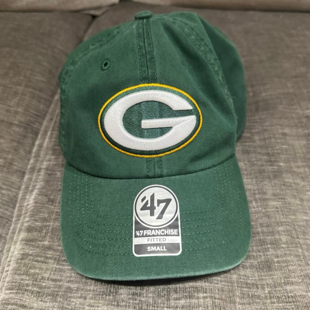 Green Bay Packers ’47 Franchise Fitted Hat Green Size Small NWT